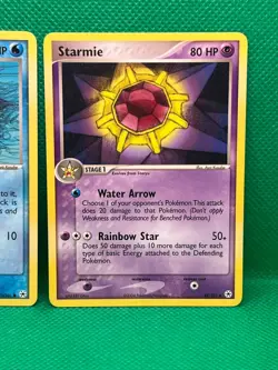 Pokemon Tcg Staryu 75/101 & Starmie 49/101 EX Hidden Legends Non-Holo - Image 3