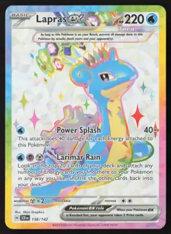 Lapras ex Full Art 158/142 Pokemon Stellar Crown - Image 1