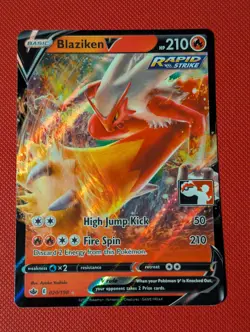 Pokemon TCG - Blaziken V - 020/198 Stamped - Prize Pack Series 1 - Image 1