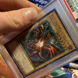 Yu-Gi-Oh! Red-Eyes Black Dragon HAC1-EN003 Holo 1st Ed 2022 PSA 9 Terminal Foil - Image 3