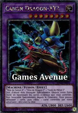 Yu-Gi-Oh ! Canon Dragon XYZ MP24-FR011 VF/QUARTER - Image 1