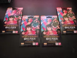 One Piece OP-09 Emperors in the New World Lot of 4 Sleeved Booster Pack Sealed! - Image 2