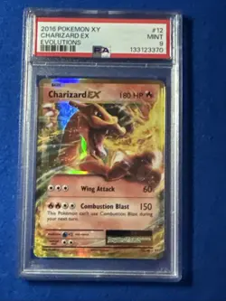 PSA 9 CHARIZARD EX 12/108 Ultra Rare XY Evolutions 2016 - Pokemon Card - Image 1