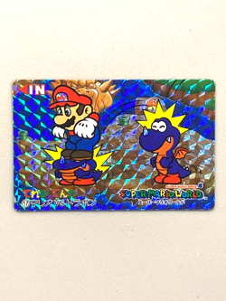 Mario vs Rex - 17 - Super Mario World Nintendo Card Japanese - Image 1