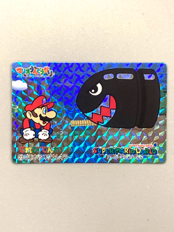 Mario vs Bomber Bill - 23 - Super Mario World Nintendo Card Japanese - Image 1