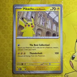 Pokemon TCG Promo Oversized Card - Pikachu at the Museum (Sealed) UK EXCLUSIVE - Image 2