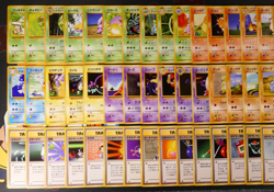 HP/Worn Japanese COMPLETE Pokemon BASE/EXPANSION Set 70-Card UNCOMMON/COMMON 102 - Image 2