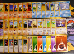 HP/Worn Japanese COMPLETE Pokemon BASE/EXPANSION Set 70-Card UNCOMMON/COMMON 102 - Image 3
