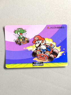 Mario and Yoshi - 3 - Super Mario Kart - Nintendo Banpresto Card Vintage - Image 1