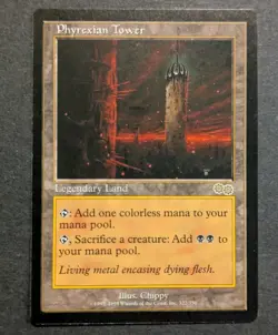 Phyrexian Tower Urza's Saga x1 LP MTG - English - Image 1