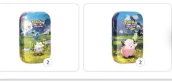 x4 Pokemon Mega Evolution Ascended Heroes Mini Tin - Image 1