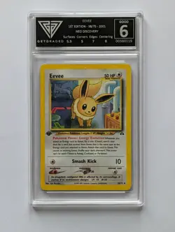 Eevee | 38/75 | Neo Discovery | Pokemon TCG | First Edition | Graded 6 - Image 1