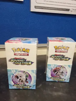 Pokemon TCG Journey Together Half Booster Box 18 Packs, New Sealed - Image 1