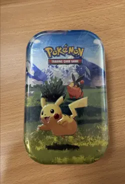 Pokemon TCG Ascended Heroes Mini Tin Pikachu New Sealed In Hand - Image 1