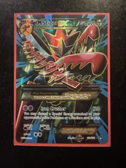 Pokemon M Scizor EX Full Art Ultra Rare 120/122 Breakpoint Holo English - Image 1
