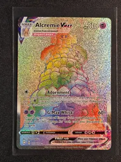 Alcremie VMAX 073/072 Shining Fates Holo Pokemon TCG NM - Image 1