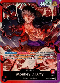 Monkey.D.Luffy (002) ST10-002 Leader Ultra Deck: The Three Captains One Piece - Image 1