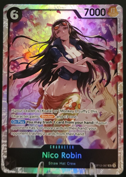 Nico Robin OP12-087 SR - One Piece - Legacy of the Master - (NM) - Image 1