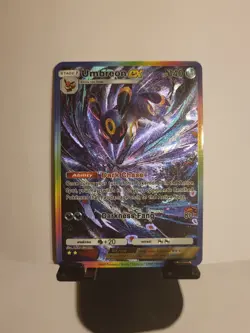 Pokemon TCG Pocket Umbreon Ex Custom Textured Imersive Rare Fanart Card - Image 1