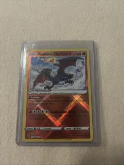 Pokemon TCG Radiant Charizard Crown Zenith Holo Card 020/159 NM/M Condition - Image 1