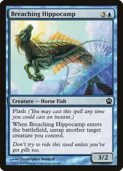 Breaching Hippocamp FOIL Theros MTG NM - Image 1