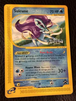 Pokemon TCG Suicune Wizards Black Star Promos, 53 Regular Promo - Image 1