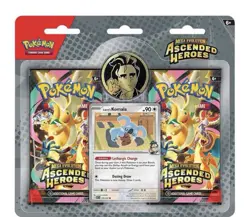 Pokemon TCG Mega Evolution Ascended Heroes Larry’s Komala 2 Pack Blister Sealed - Image 1