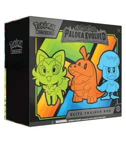 Pokemon TCG Scarlet & Violet Paldea Evolved Elite Trainer Box Factory Sealed - Image 1
