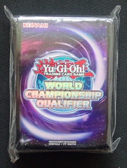 YUGIOH SLEEVES WCQ WORLD CHAMPIONSHIP QUALIFIER YU-GI-OH KONAMI 2018 OCG - NEW - Image 1