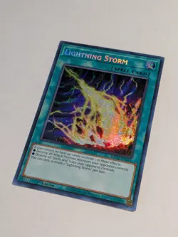 Yugioh Lightning Storm MP22-EN253 Prismatic Secret Rare 1st Edition NM - Image 2