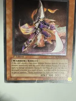 Yugioh! HP Mystic Swordsman LV2 - SOD-EN011 - Ultimate Rare - 1st Edition Heavil - Image 3