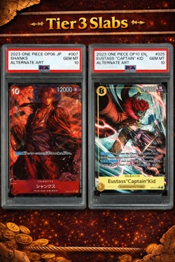 One Piece CCG Mystery Slab PSA 10 CGC 10 GEM MINT Only - Transparent Odds - Image 5