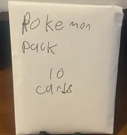 Handmade Booster Pack Pokemon Cards Very Luky For Who Ever Gets It - Image 1