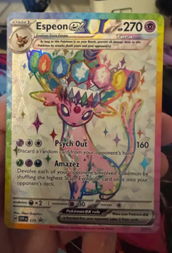 Espeon ex SVP175 Sv: Scarlet & Violet Promo Cards Holo *SEE PICTURES* - Image 1