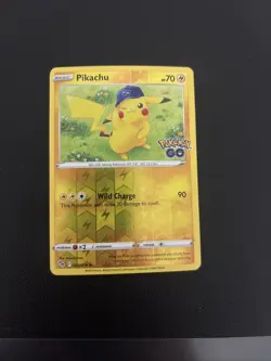 Pikachu 028/078 Reverse Holo Pokemon Go Pokemon Card NM/M - Image 1