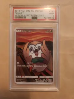 [MINT] PSA 9 Rowlet Munch A Retrospective 290/SM-P Pokemon Card Japanese Promo - Image 1