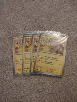 X4 Pikachu At The Museum (SEALED) X Natural History Museum Pokemon Promo Card - Image 1