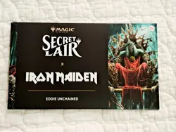 MTG Secret Lair Drop X Iron Maiden Eddie Unchained - Non Foil NEW SEALED - Image 1