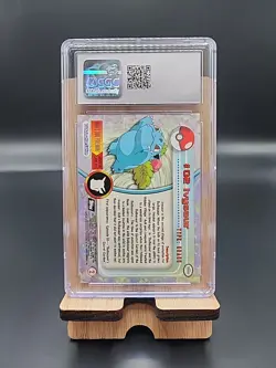 Pokemon Ivysaur 1999 Topps Series 1 - 2nd Print Rainbow Foil - Image 2