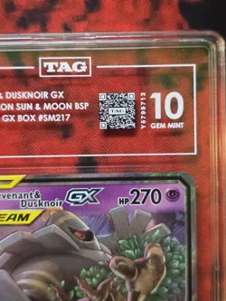 Pokemon TCG Trevenant & Dusknoir GX SM217 TAG 10 - Image 5