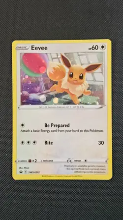 Pokemon - Eevee holo Black Star Promo SWSH212 - Image 1