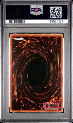 2002 YU-GI-OH! STARTER DECK: YUGI #006 DARK MAGICIAN PSA 9 - Image 2
