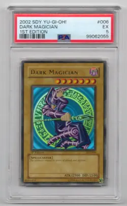 Yu-Gi-Oh! Dark Magician SDY-006 1st Edition PSA 5 - Image 1