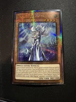 YuGiOh! 1st Edition Silent Magician (Quarter Century Secret Rare) RA02-EN012 - Image 3