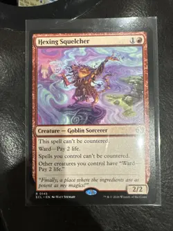 MTG - Hexing Squelcher - Creature - ECL #145 - Rare - NM Card 2 - Image 1