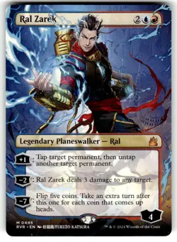 Ral Zarek (Anime Borderless) M Ravnica Remastered 445 NM - Image 1