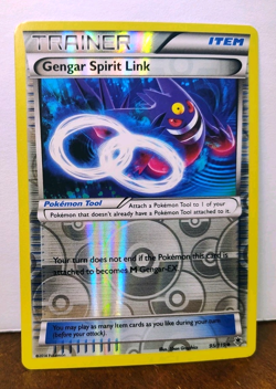 POKEMON GENGAR SPIRIT LINK 95/119 REVERSE HOLO TRAINER XY PHANTOM FORCES LP - Image 1