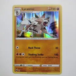 Lycanroc 030/073 Holo Champions Path English Near Mint Pokemon - Image 1