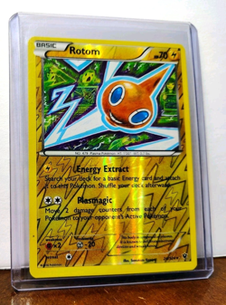 POKEMON ROTOM 24/124 REVERSE HOLO RARE FATES COLLIDE LP TOMOKAZU KOMIYA - Image 5