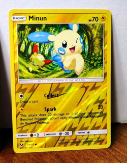 POKEMON PLUSLE 33/73 & MINUN 34/73 REVERSE HOLOS SHINING LEGENDS LP - Image 3